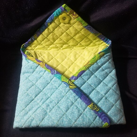 unbranded Handbags - Quirky beauty- a homemade blue & green purse